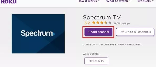 Add and Install Spectrum TV on Roku