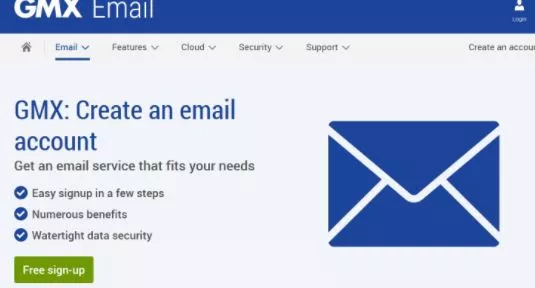 Login into GMX Email Account and Signup