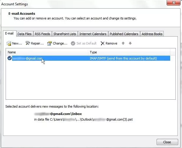 Outlook Cannot Connect to Server Error