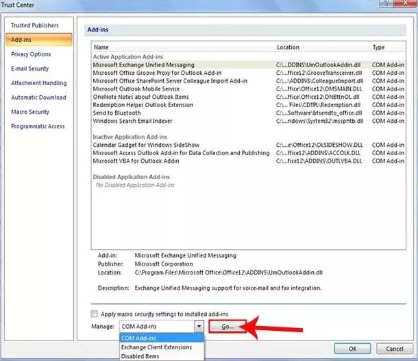 Outlook Cannot Connect to Server Error