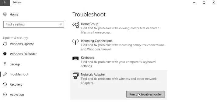 Windows 10 Cant Show or Find Available Wifi Networks