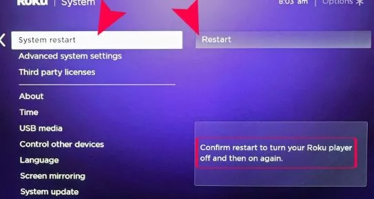roku stick blinking white light