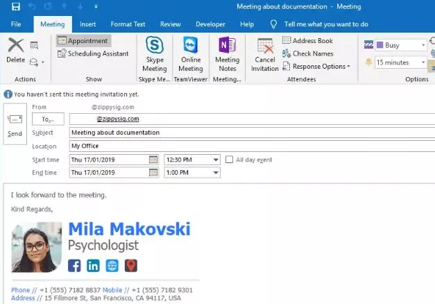 How to Add Signature in Outlook Email