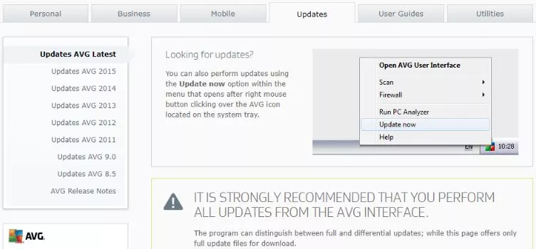 AVG Antivirus Wont Update or Uninstall