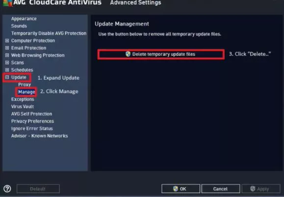 AVG Antivirus Wont Update or Uninstall