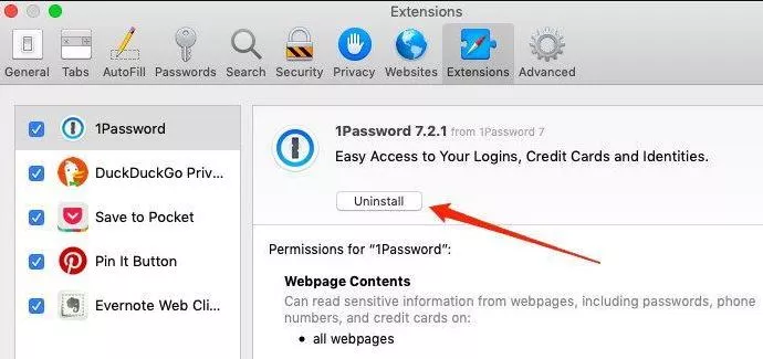 Remove Malware from Safari on Mac