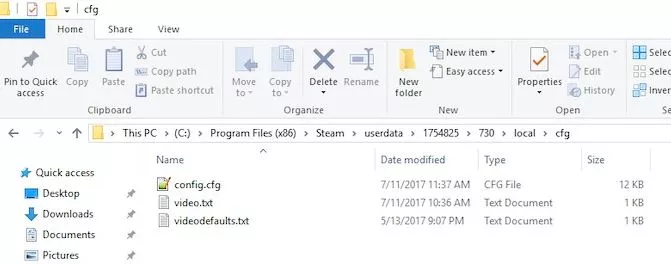 Open CFG Config Files on Windows 10