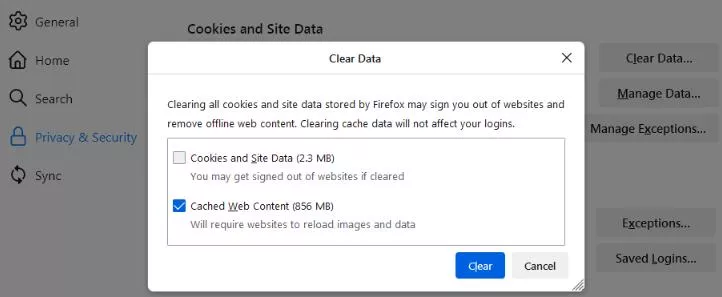 How to Clear History, Cookies and Cache in Firefox Computer