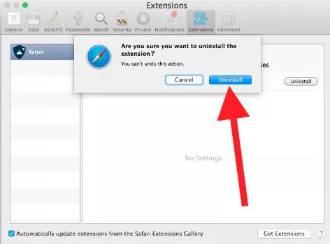 How to Remove Bing and Yahoo Search redirect from Safari Mac?