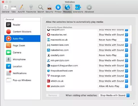 chrome disable autoplay