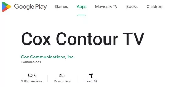 cox contour app roku