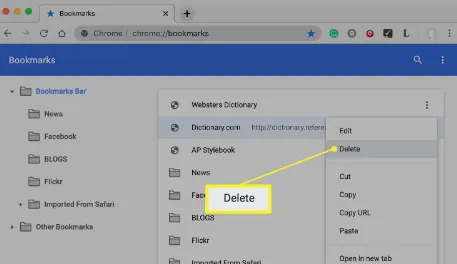 Bookmark and Manage Bookmarks in Chrome iPhone