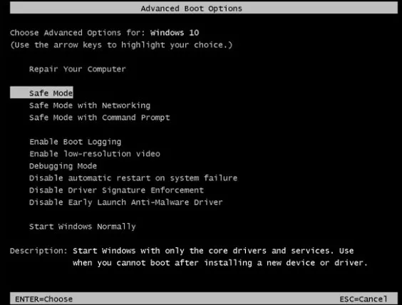 what is safe mode in computer