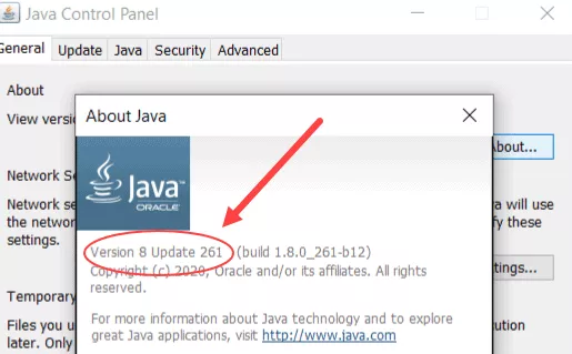 Visually Check Your Java Version