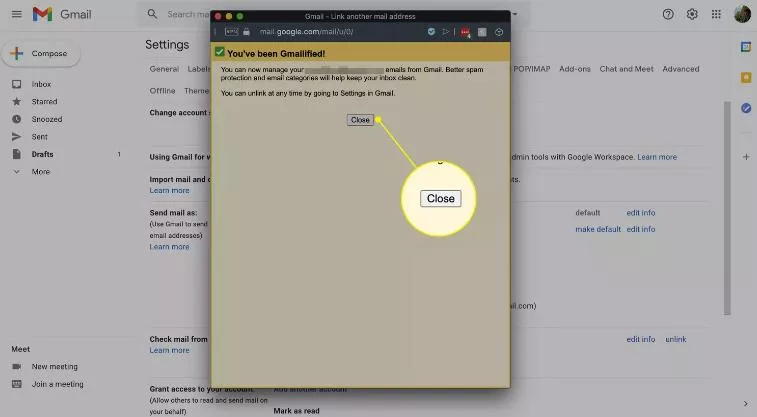 Yahoo Mail in Gmail