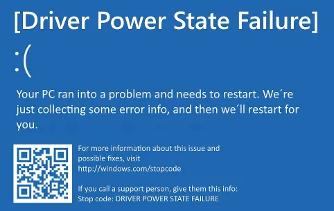 Driver Power State Failure: Diagnosed