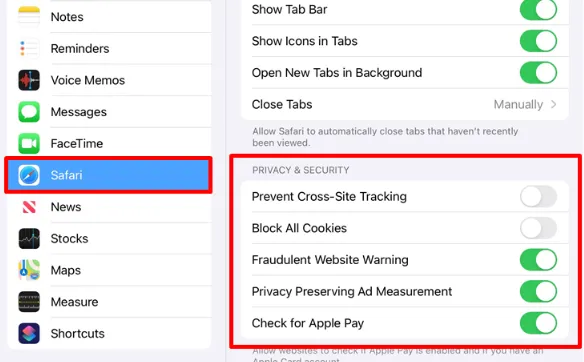Enable Cookies in Safari on iPhone & iPad