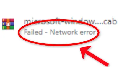 Failed Network Error When Downloading on Chrome