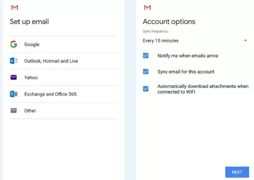 gmail crashing android