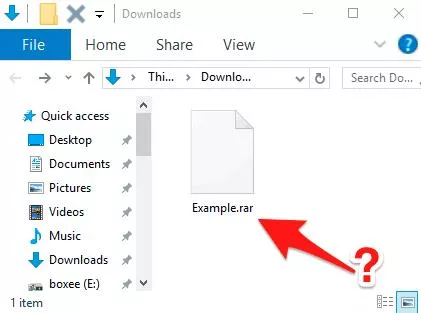 how to open rar files on windows 10