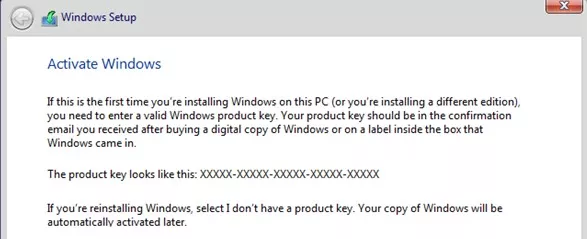 windows 10 product key