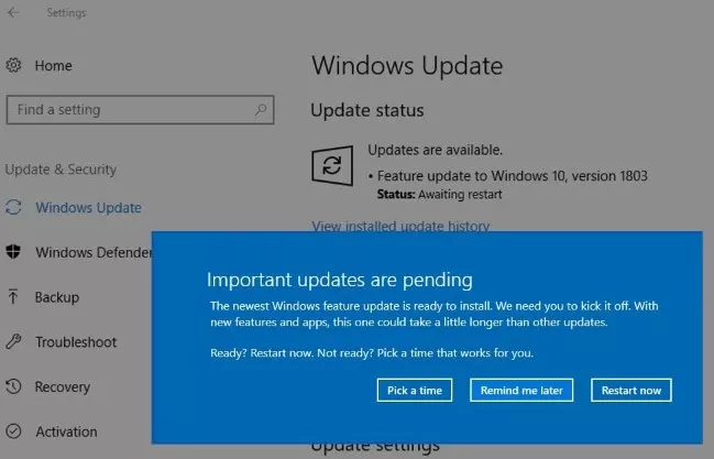 Windows Defender Error Code 0x80004004