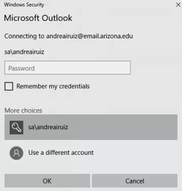 Outlook Keeps Asking For Password Issue