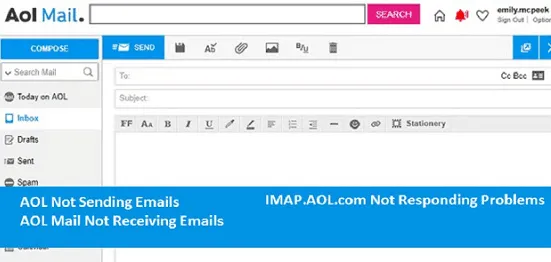 Problems Reading or Receiving AOL Mail