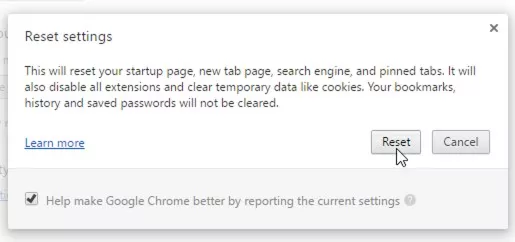 Error on Chrome & Edge