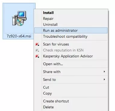 Run Your Installer as an Admin 