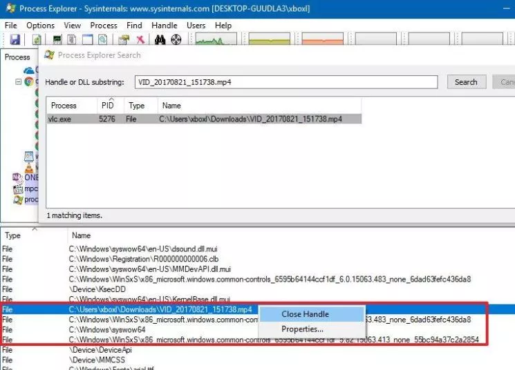 how to unlock a file in windows