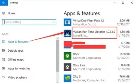 vulkan run time libraries