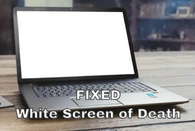 White Screen of Death on Windows 10
