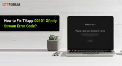 How to Fix TVapp 00101 Xfinity Stream Error Code