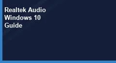 Do I Really Need Realtek High Definition Audio in Windows 10?