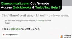 Glance.Intuit.com: Get Remote Access Quickbooks & TurboTax Help?