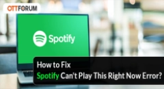 How to Fix Spotify Cant Play This Right Now Error?