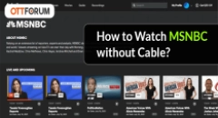 How to Watch MSNBC Without Cable?