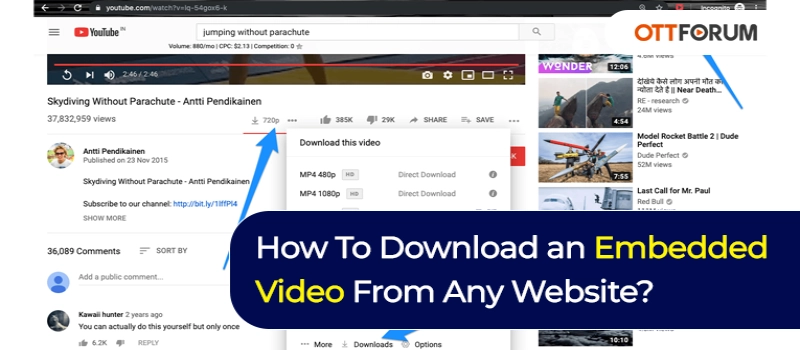 How To Download an Embedded Video From Any Website?