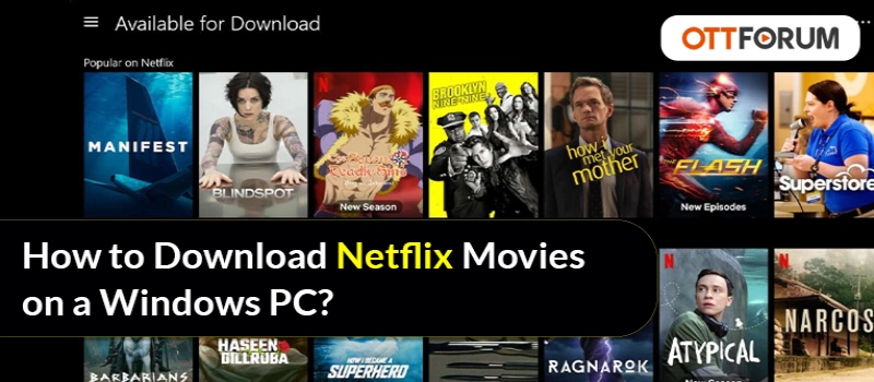 How to Download Netflix Movies on a Windows PC?