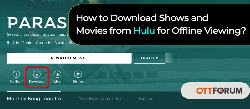 How to Download Shows and Movies from Hulu for Offline Viewing?