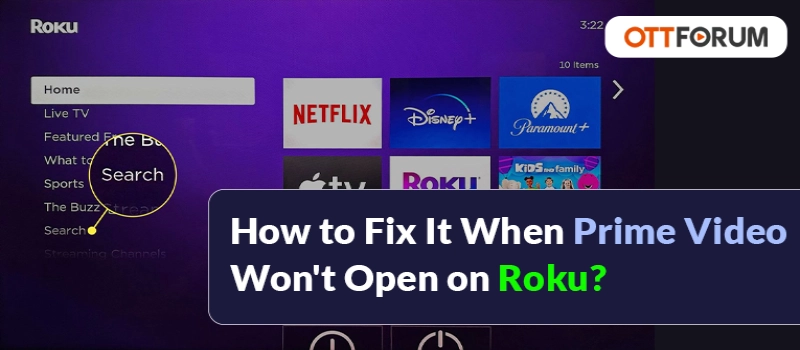 How to Fix It When Prime Video Wont Open on Roku?