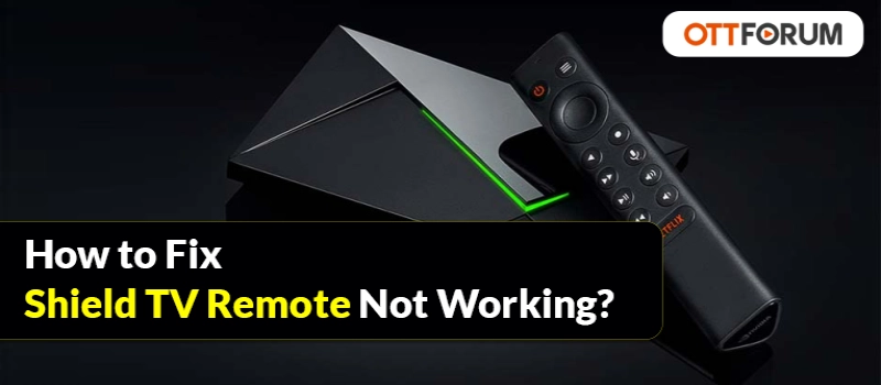 How to Fix Shield TV Remote Not Working?