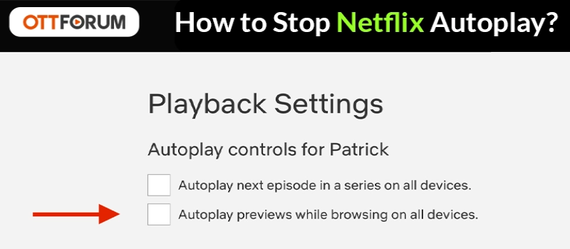 How to Stop Netflix Autoplay?