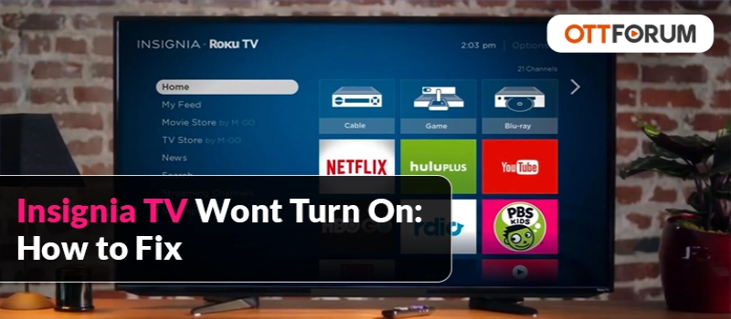 Insignia TV Wont Turn on  How to Fix