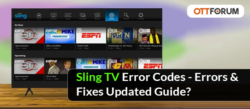 Sling TV Error Codes - Errors   Fixes Updated Guide?